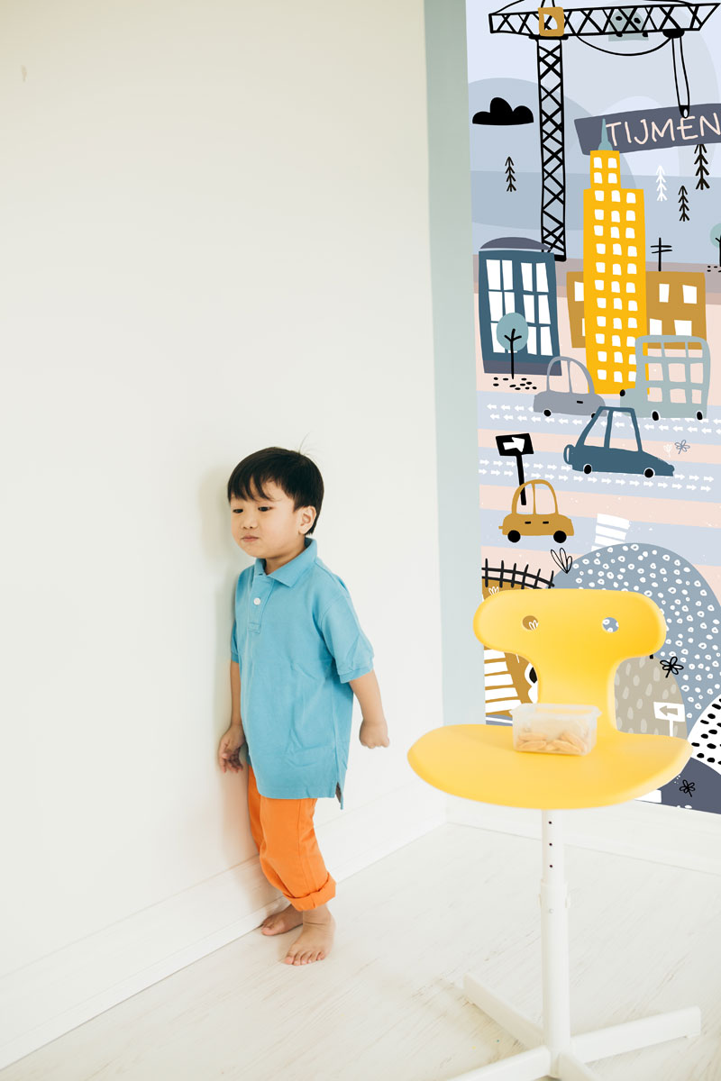 Maak sfeer in de kinderkamer met deze muursticker behangbanen Maak sfeer in de kinderkamer met deze muursticker behangbanen