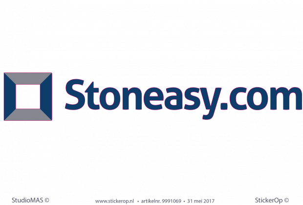 muursticker zakelijk logo - Stoneasy
