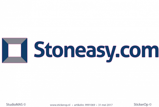 Muursticker zakelijk logo - Stoneasy.com muursticker zakelijk logo - Stoneasy