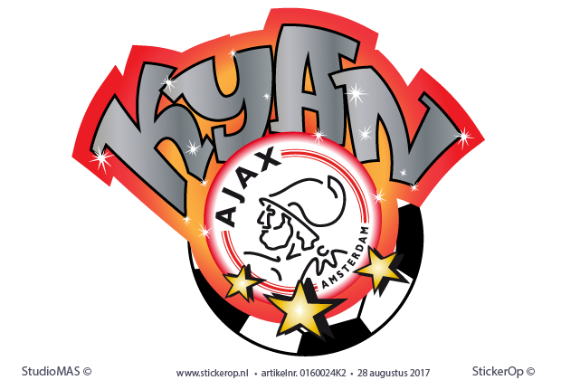 Muursticker full colour graffiti - Kyan 2
