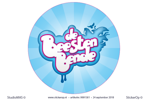 Muursticker logo - de Beestenbende