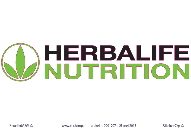 Muurstickers zakelijke toepassing - logo Herbalife muurstickers zakelijk gebruik - Logo Herbalife