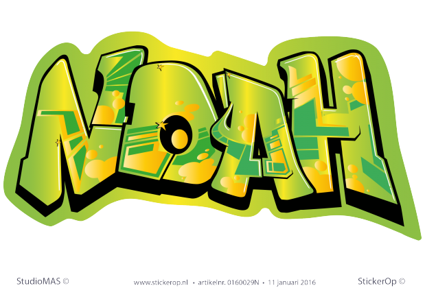 How to write noah in graffiti 07 image
