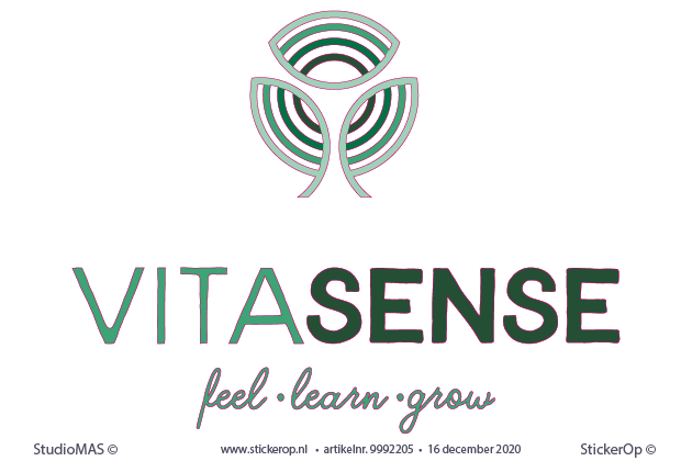 -muursticker van eigen logo - VitaSense
