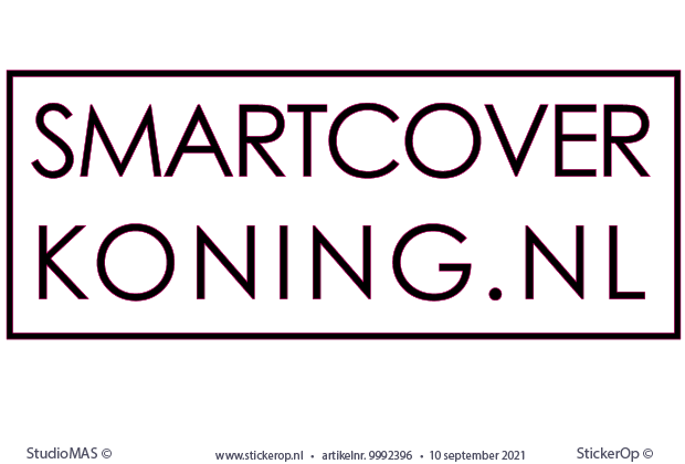 Muurstickers van zakelijk logo - SmartCover Koning - BTH shop van eigen logo - SmartCover Koning - BTH shop