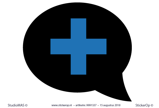 Bedrijfssticker - Logo Cognicum Zorg Sprekers - logosticker Cognicum Zorg Spreker