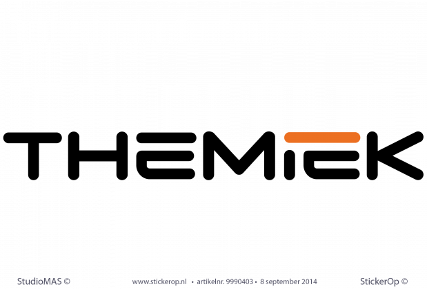 raamsticker zakelijk logo