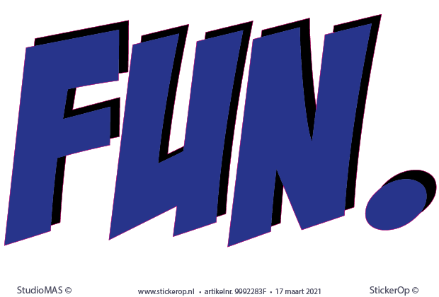 Muursticker van eigen tekst - Encore - Fun muursticker eigen tekst - Encore - fun