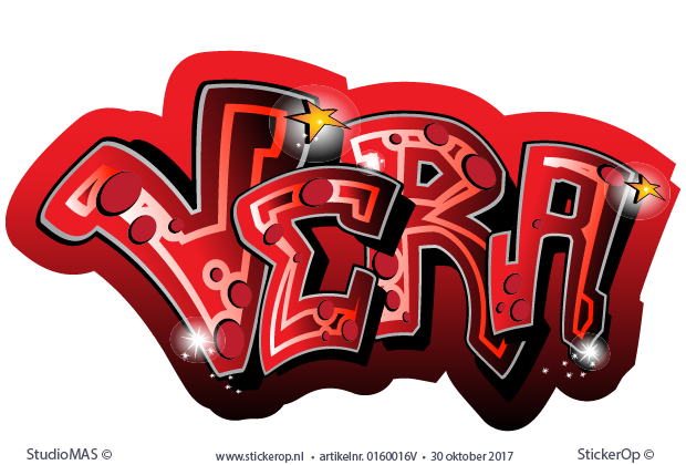 Muursticker graffiti Azteken - Vera muursticker graffiti Azteken - Vera