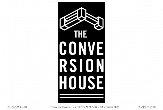 Muursticker zakelijk logo - the conversion house logo the conversion house