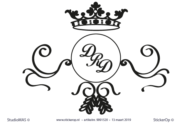 muurstickers zakelijk logo - DRD