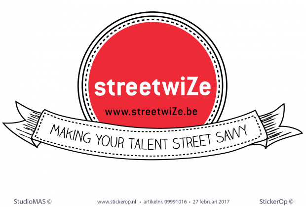 muursticker zakelijk logo Streetwize