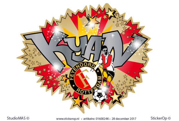 Muurstickers graffiti voetbalclub - Kyan