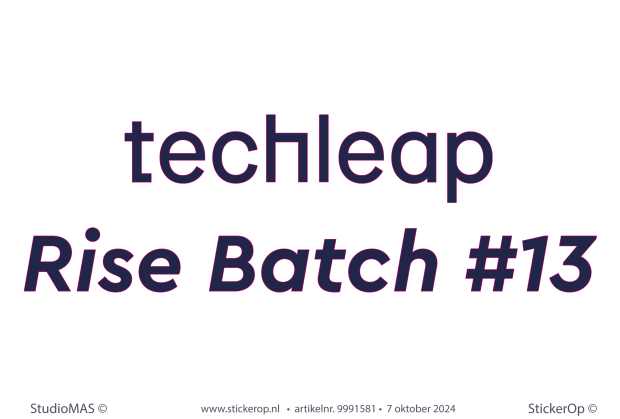 Muursticker zakelijke test - The selection lab - techleap Selection Lab - Techleap