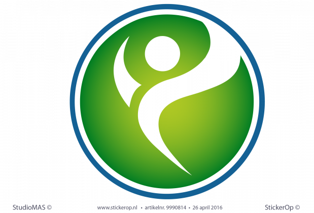 Muursticker zakelijk logo Afit