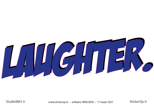 Muurstickers van eigen tekst - Encore - Laughter muursticker eigen tekst - Encore - laughter
