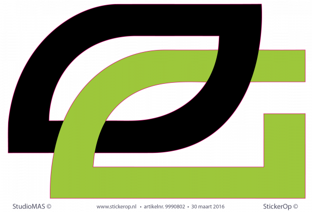Muurstickers zakelijk logo OG