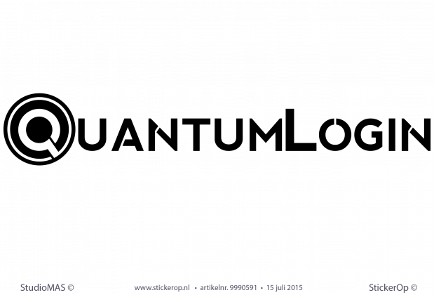 muursticker zakelijk logo quantum login