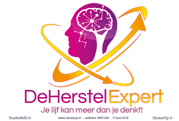 muurstickers zakelijke toepassing - logo De Herstel Expert