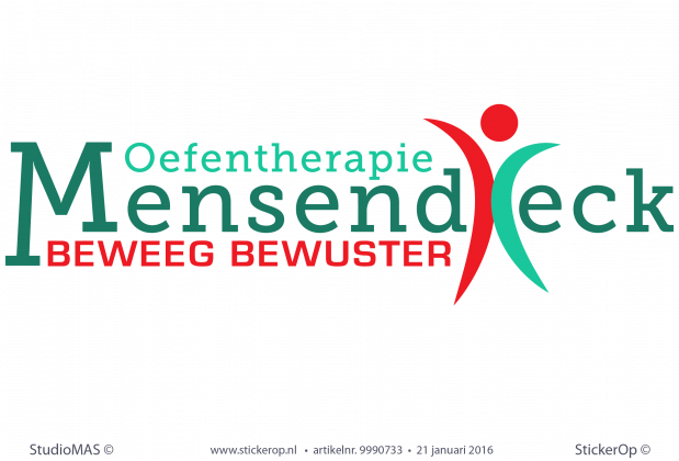 Muursticker zakelijk logo - Beweeg Bewuster Muursticker zakelijk logo BeweegBewuster