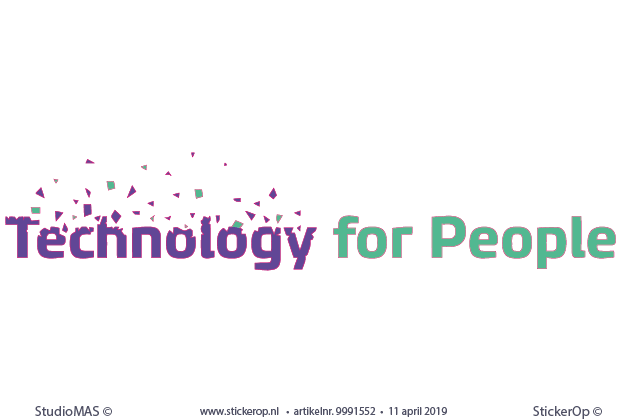 Muurstickers zakelijk logo - Technology for People - Devo Team - muurstickers zakelijk logo - Technoloy for People - DevoTeam