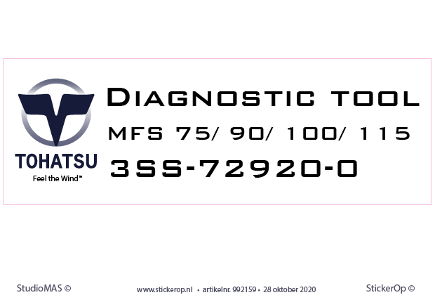 -machinestickers - Benautic - Tohatsu diagnostic tool