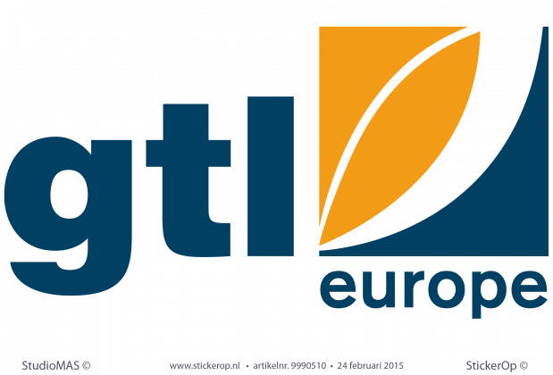 Muursticker bedrijfslogo - GTL-Europe muursticker bedrijfslogo GTL-Europe
