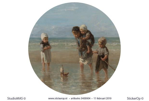 Muursticker Kinderen der zee - Jozef Israëls