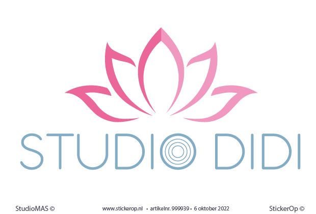 Muursticker zakelijk logo - Studio Didi Didi