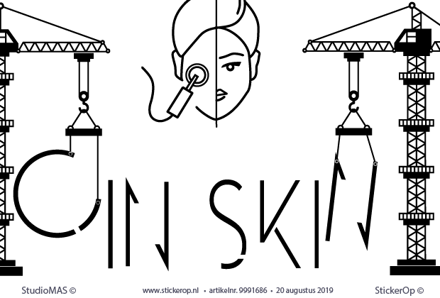 Digitale opmaak logo CIN SKIN opmaak logo CIN SKIN