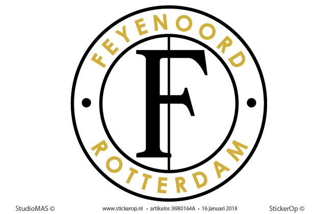zelf aangeleverde plaatjes - logo Feyenoord zwart wit
