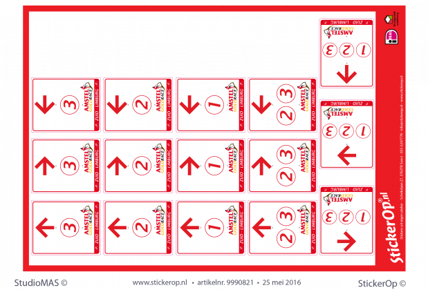 Zakelijke stickertjes per 4x A4 vel - wegwijsstickertjes Intratuin Koudekerke - 4x 15 stuks van 54 x 43 mm. zakelijke stickertjes intratuin koudekerke