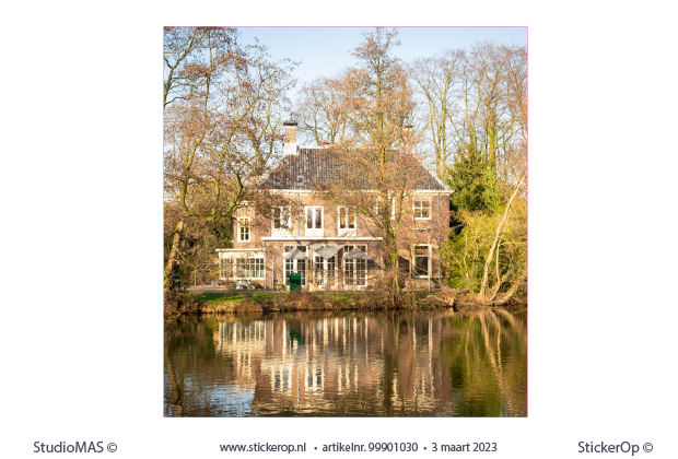 Muursticker eigen afbeelding - Het Landhuis eigen afbeelding - Het Landhuis