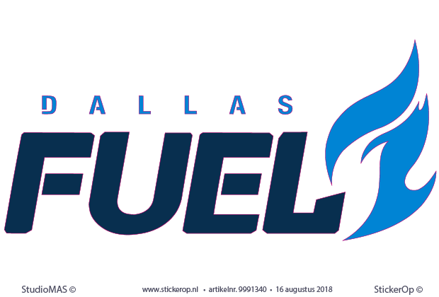 Logo sticker - Dallas Fuel - logosticker Dallas Fuel