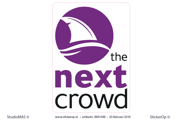 bedrijfslogo - The Next Crowd muursticker-logo - The Next Crowd