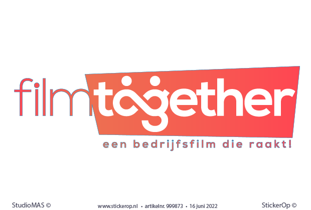 Muurstickers van zakelijk logo - Film Together