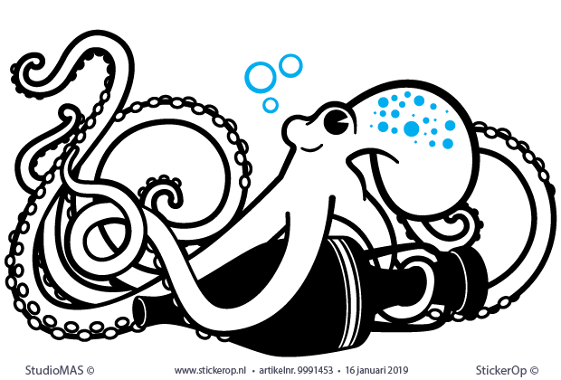 van eigen tekening - Christels Octopus