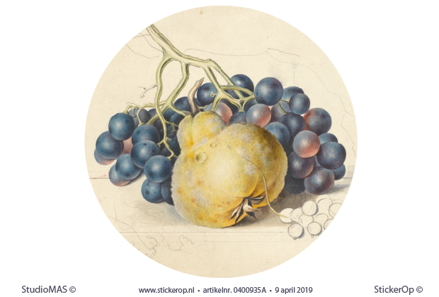 met druiven en een peer-Georgius Jacobus Johannes van Os-cirkel