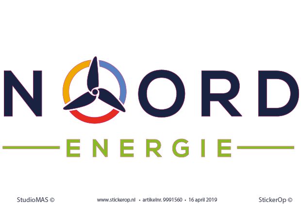- muursticker zakelijk logo - Noord Energie
