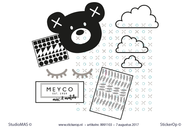 Muurstickers zakelijke beurspresentatie - B-Boo baby & Lifestyle Muursticker zakelijk beursdecoratie - B-Boo