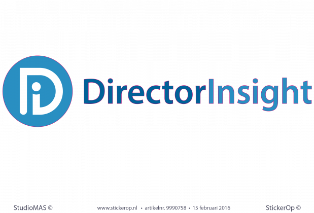 Muursticker zakelijk logo Director Insight
