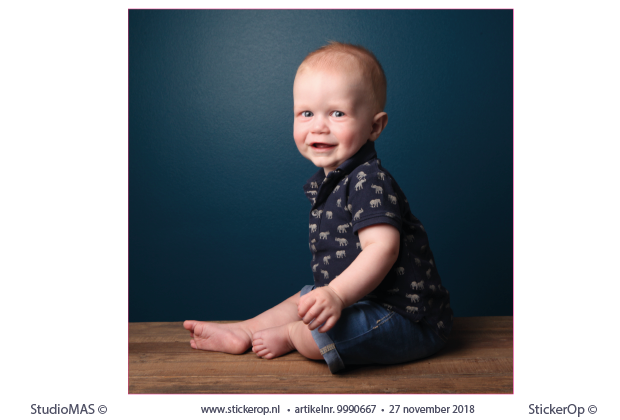 Sticker van eigen foto - Sven's kleine stickers van eigen foto - Svens-kleine