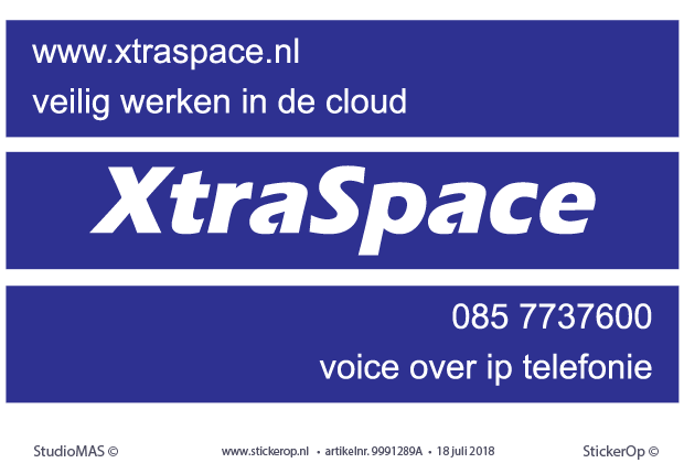 Lichtbak stickers zakelijke toepassing - XtraSpace - lichtbakstickers zakelijk gebruik - XtraSpace