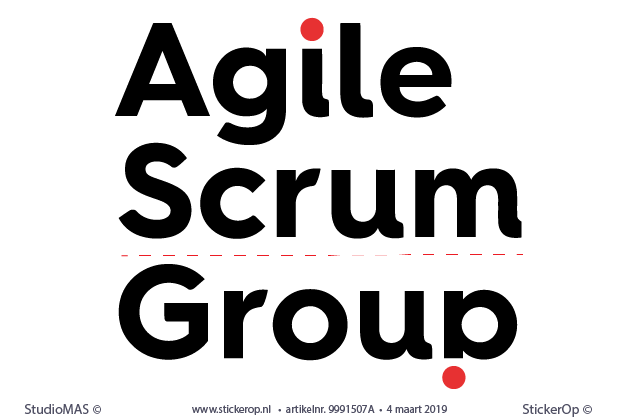 Muursticker zakelijk logo - Agile Scrum Group - grote maat muursticker-zakelijk-logo-Agile-Scrum-Group-grote-maat