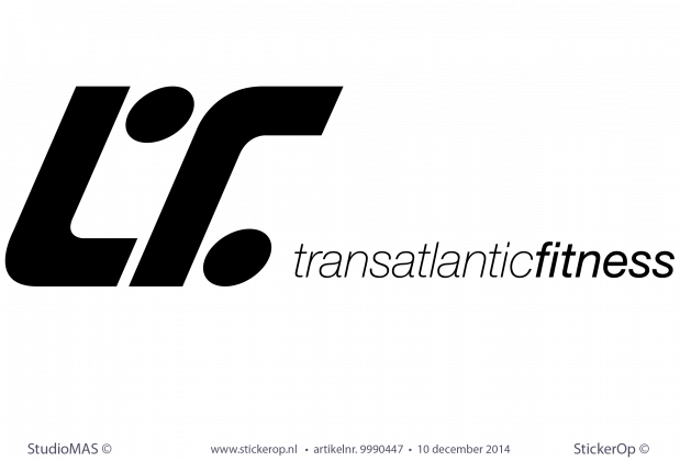 Logo Transatlantic Fitness zakelijk logo TF transatlantic Fitness