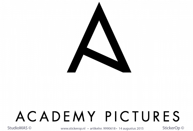 Muursticker zakelijk logo Academypictures 