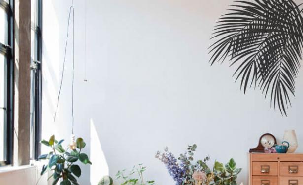 palmblad woonkamer natuur 1