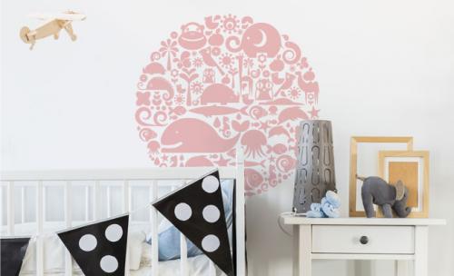 Muursticker babykamer Muursticker babykamer