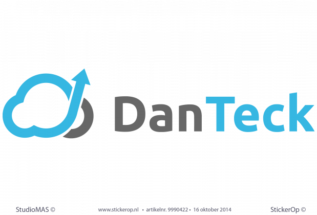 muursticker zakelijk logo DanTeck