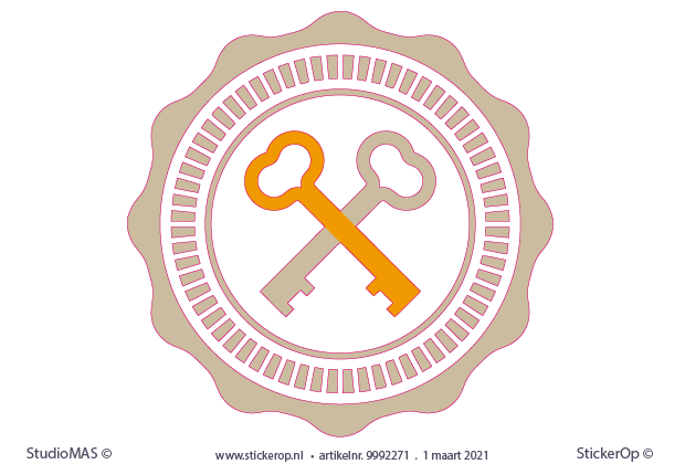 sticker van eigen logo - Sensimmo